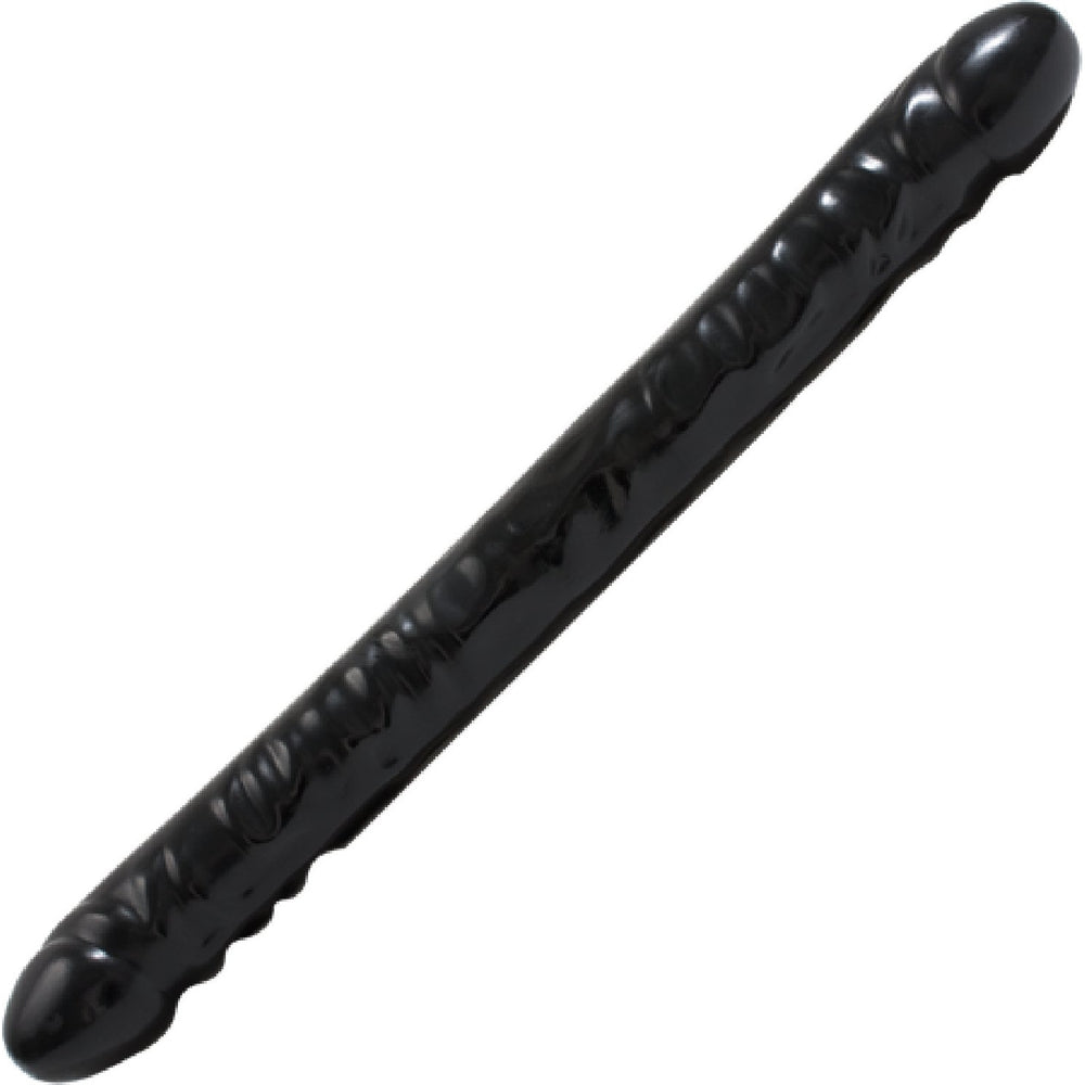 Veined Double Header Dong 18" (Black)