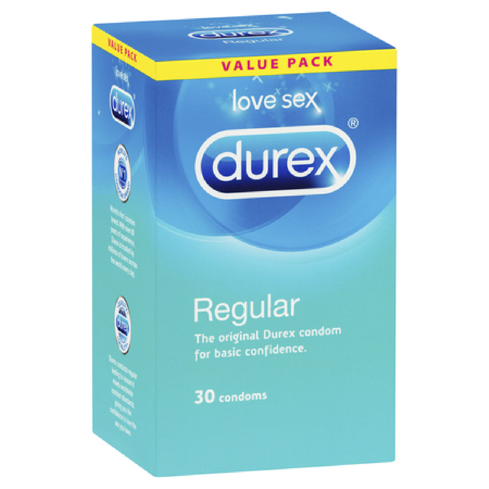 Durex Regular Condoms 30 Pack Condoms