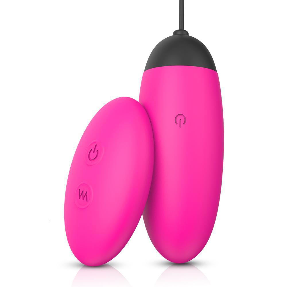 Ada-Love Egg Vibrator w/Remote Control USB Rechargeable-SexRus