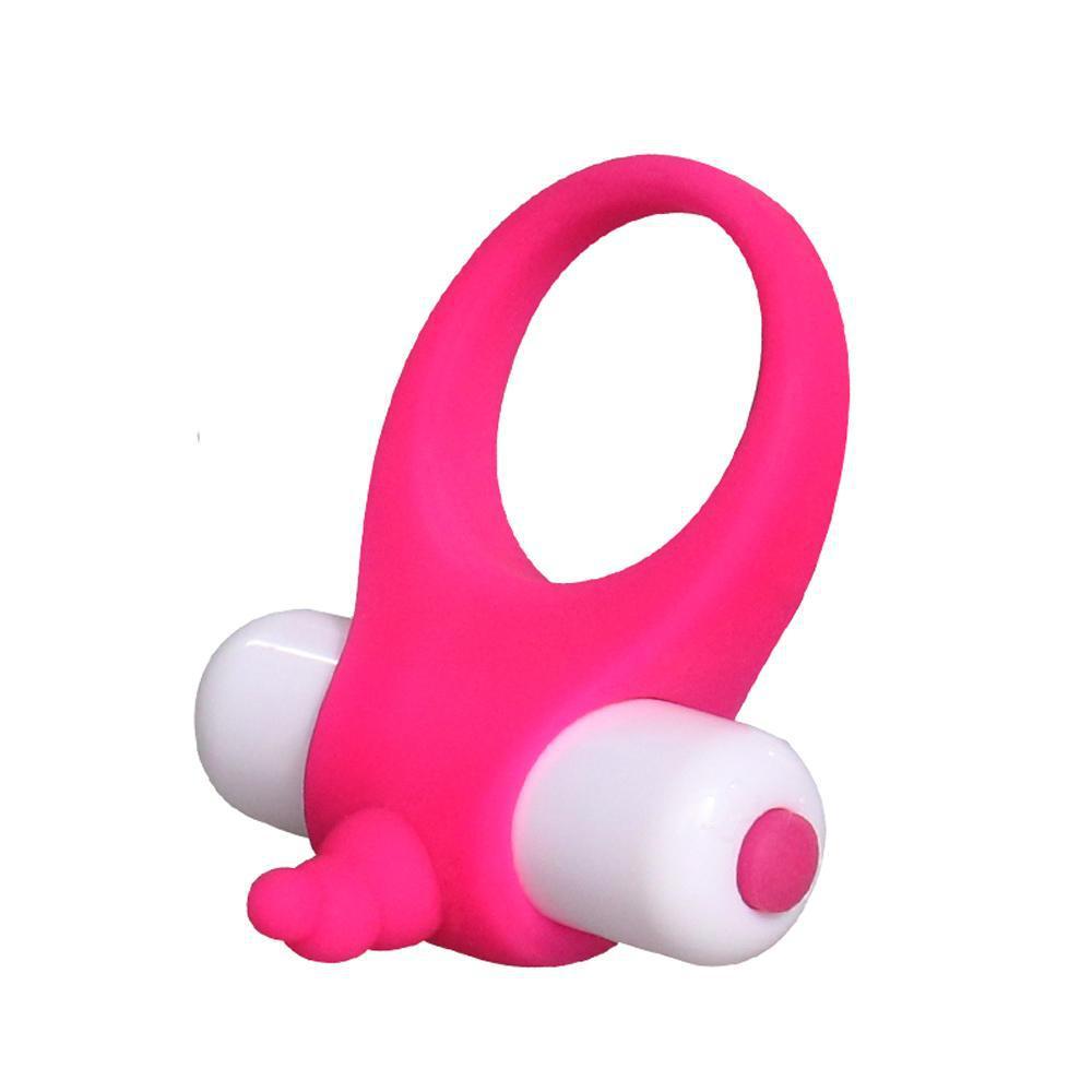 Vibrating Silicone Cock Ring - Duet