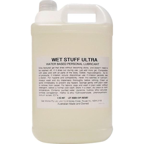 Lubricants & Massage - Wet Stuff Ultra - Bottle (5kg)