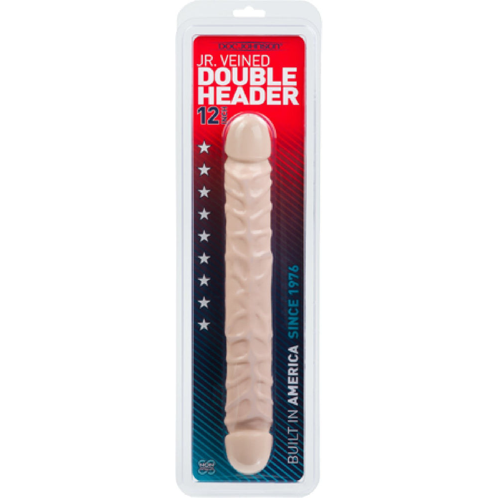 Dongs - Double Dongs - Jr. Veined Double Header 12" Dildos