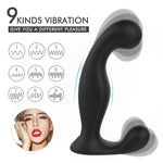 Rechargeable Couple Massager Vibrator w/Remote Control - Jelly