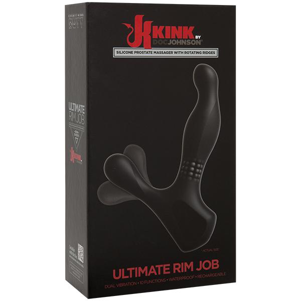 Silicone Rechargeable Prostate Massager W/ Rotating Ridges