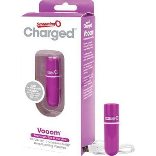 Rechargeable - Bullets & Eggs - Vooom Bullet (Purple)