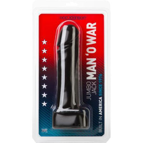 Dongs - Realistic Dildos - Jumbo Jack MAN O' WAR (Black)