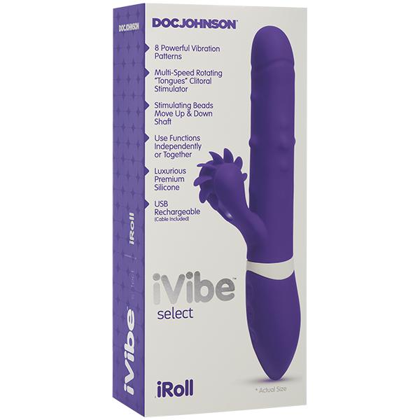 Rechargeable - Vibrators - IRoll (Purple)