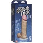 Dongs - Realistic - Cock 8" With Removable Vac-U-Lock Suction Cup (Vanilla)