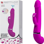 Rechargeable - Vibrators - Rechargeable Squirting Henry (Purple)