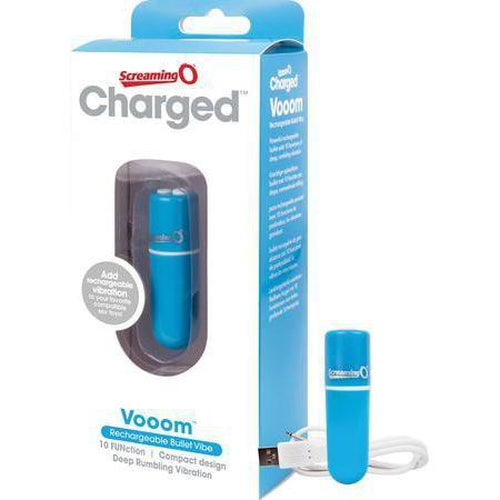 Rechargeable - Bullets & Eggs - Vooom Bullet (Blue)