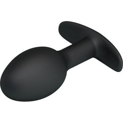 Silicone Anal Balls Butt Plug 3.34" (Black)