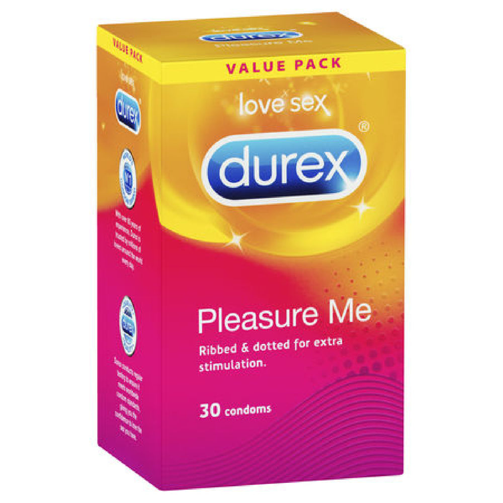 Durex Pleasure Me Condoms 30 Pack Condoms