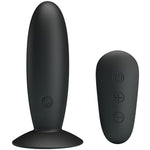 Remote Control Vibrating Anal Plug (Black)