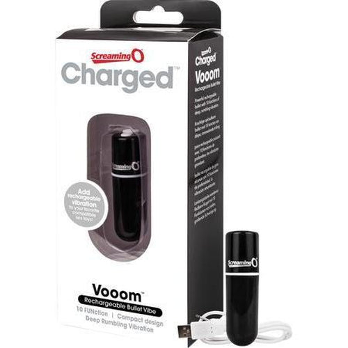 Rechargeable - Bullets & Eggs - Vooom Bullet (Black)