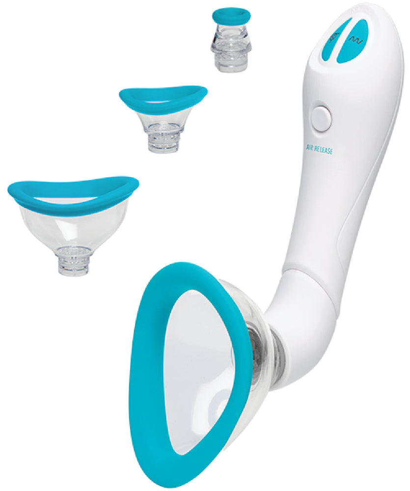 Intimate Body Pump - Automatic - Vibrating - Rechargeable (Sky Blue/White)