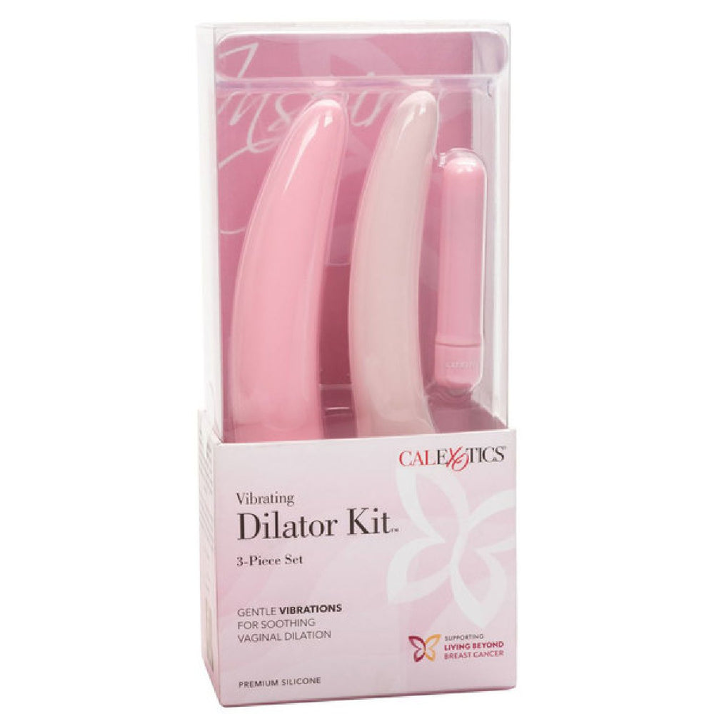 Inspire Vibrating Dilator 3-Piece Set Clit Stimulator (Pink)
