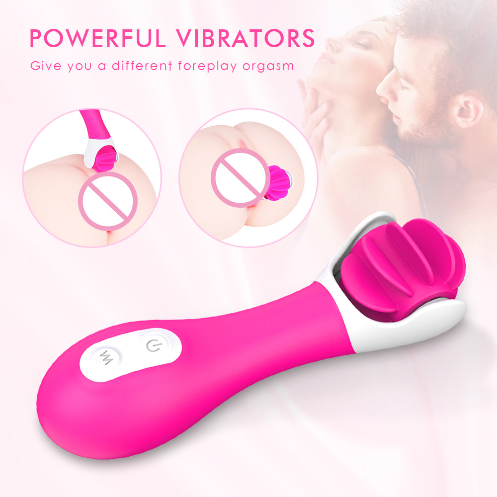 Rechargeable Clitoral Stimulation Rotation Vibrator - Huntor