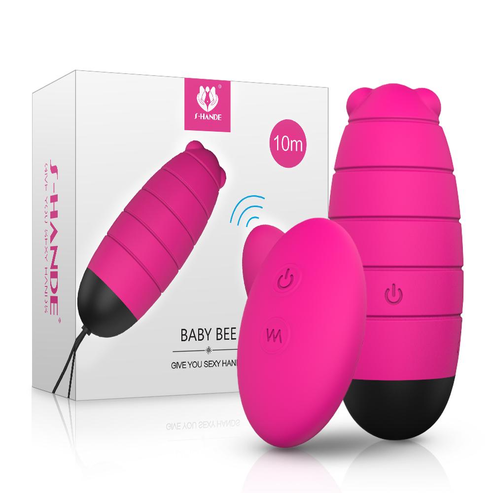 Baby bee-Rechargeable Love Egg Vibrator Couples w/Remote Control-SexRus