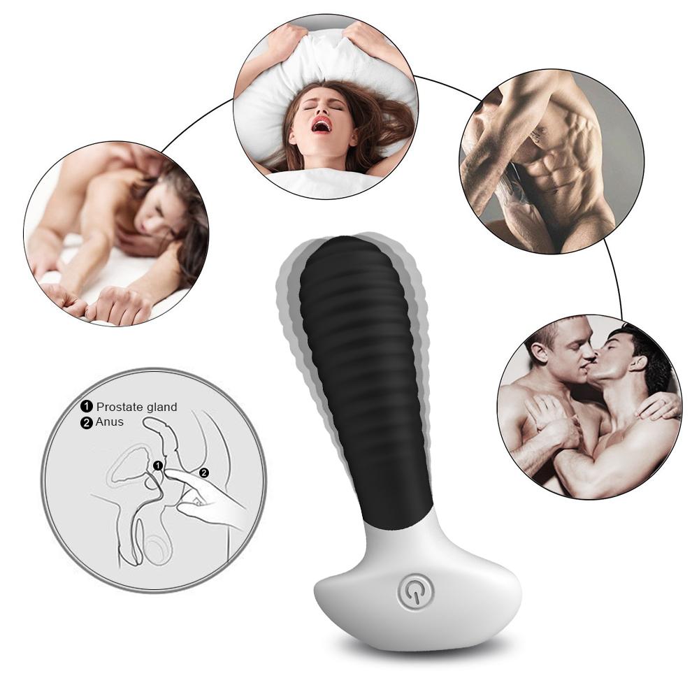 Dream-S-Rechargeable Remote Control Unisex Vibrator Textured Prostate Massager-SexRus