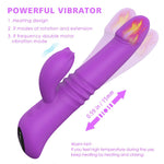 Kaya-Rotary Friction Heating USB Rechargeable Thrusting Realistic Vibrator-SexRus