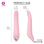 Kiss-Flickering Tongue Powerful Silicone G-Spot Rechargeable Vibrator-SexRus
