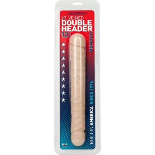 Dongs - Double Dongs - Jr. Veined Double Header 12" Dildos