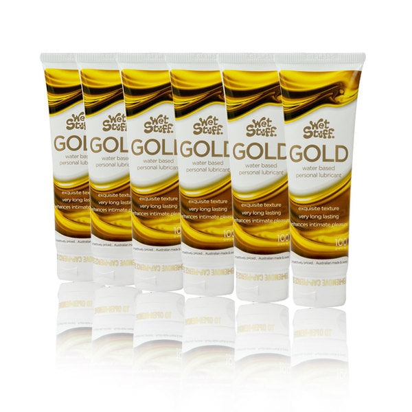 Lubricants & Massage - Wet Stuff Gold (6 X 100g Tube)