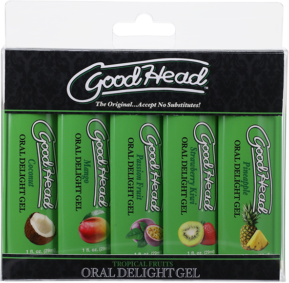 Oral Delight Gel Tropical Fruits - 5 Pack