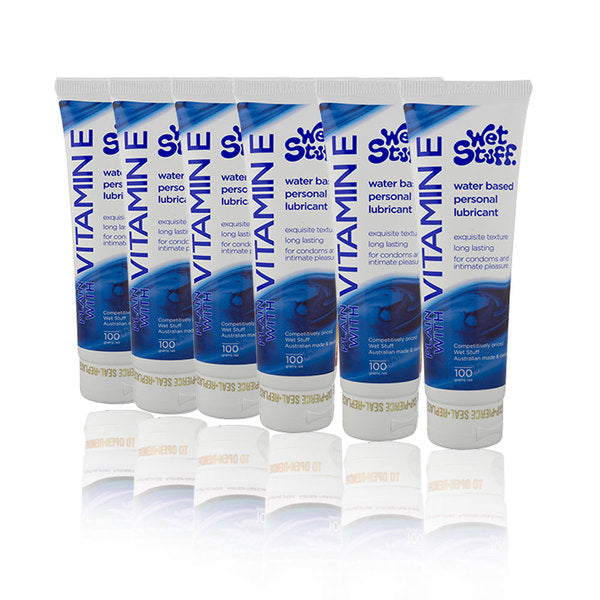 Lubricants & Massage - Wet Stuff Vitamin E (6 X 100g Tube)