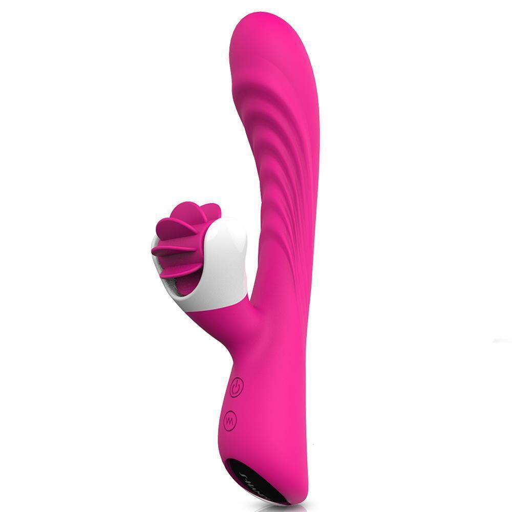 SEXRUS NYMPH Rabbit Vibrator w/ Rotating Tongues – SexRus