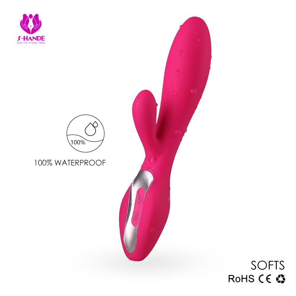 Softs-USB Rechargeable Rabbit G-Spot Clitoral Vibrator-SexRus