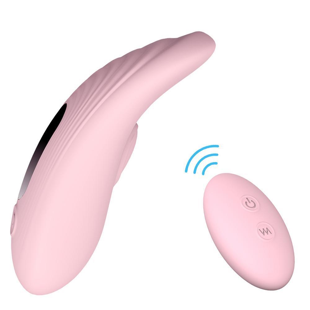 Rechargeable Powerful Clitoral Vibrator w/ Wireless Remote Control - Wing