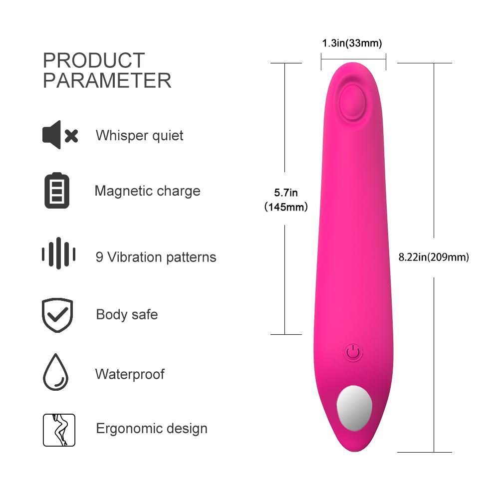Youmi-Whisper Quite USB Rechargeable Clitoral G-Spot Vibrator-SexRus